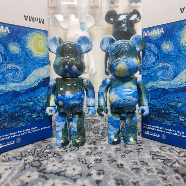 Beabrick 400% Van Gogh Starry Night BE@RBRICK 28cm Height Valentine's Day  Gift Doll ABS Plastic Material Desktop Collection Figu - AliExpress