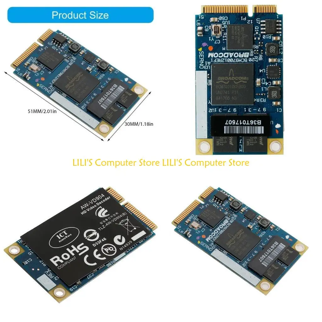 

A52B BCM970012 BCM70012 for HD Video Module for TV Netbooks Low Power Consump