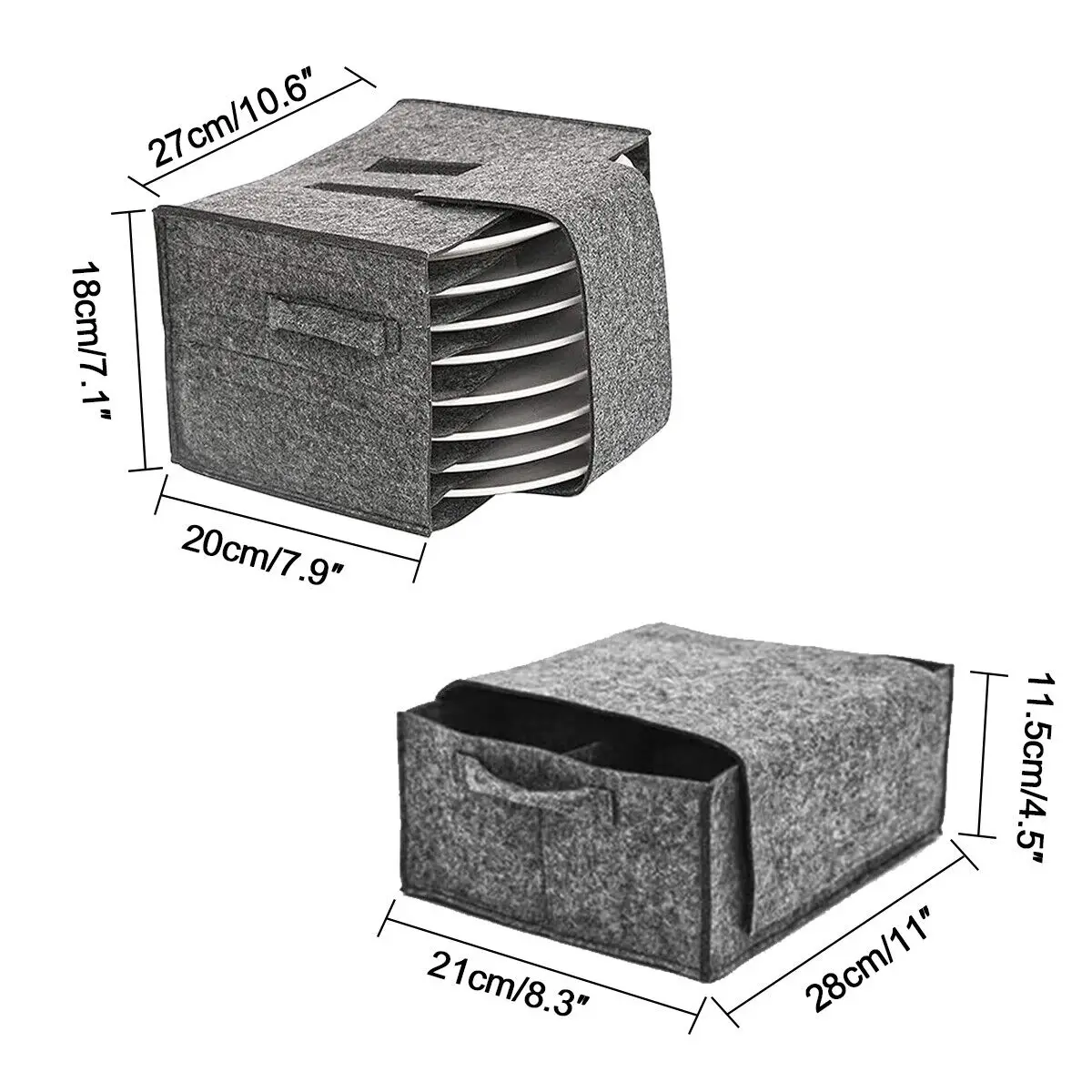 RV Caravan Plate Holder Tableware Storage Bag For Motorhome Campervan Boat Cupboard Interior Accessories Tableware Racks Parts