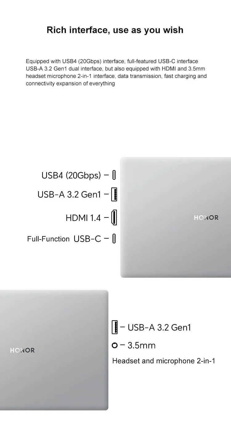 Honor Laptop X16 Plus 16-inch 2024 Riptide R7 8845HS 16GB/32GB RAM 512GB/1TB/2TB SSD 2.5K 120Hz Thin & Light Notebook Computer
