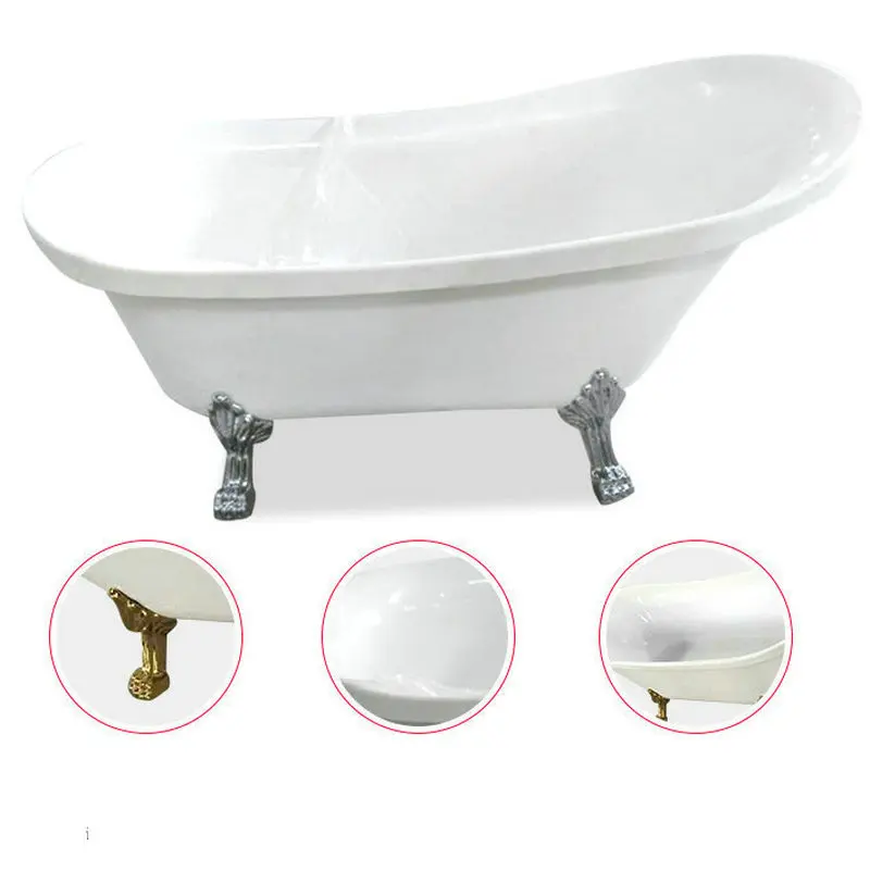 Household single bathtub acrylic princess bathtub, European classical bathtub