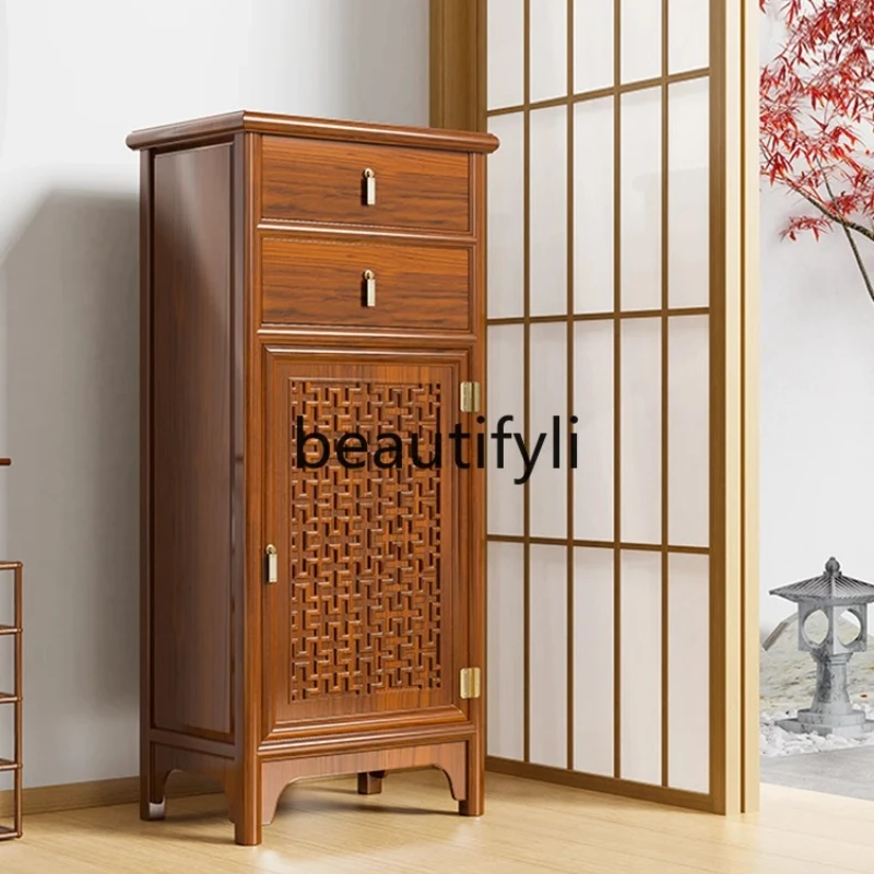 

New Chinese solid wood invisible safe 2024 new 115cm living room bedroom all steel