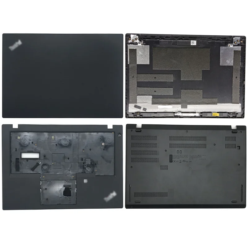 

NEW Laptop LCD Back Cover/Palmrest/Bottom Case For Lenovo ThinkPad L490 Black