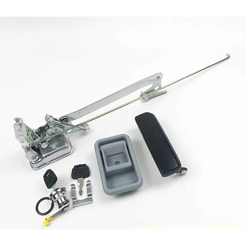1set Cab Door Lock Assembly For Excavator Kobelco SK140 200 210 250 350-6E-8