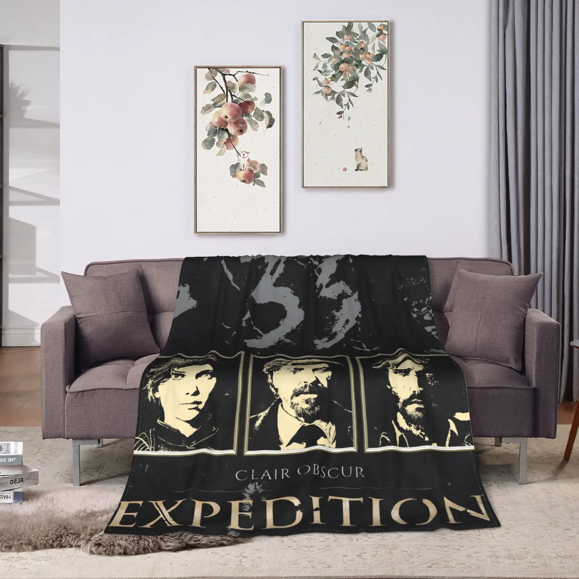 Clair Obscur Expedition 33 Maelle Blanket Quality Super Soft  Bedding Throws Winter Picnic Bedroom Pattern Bedspread