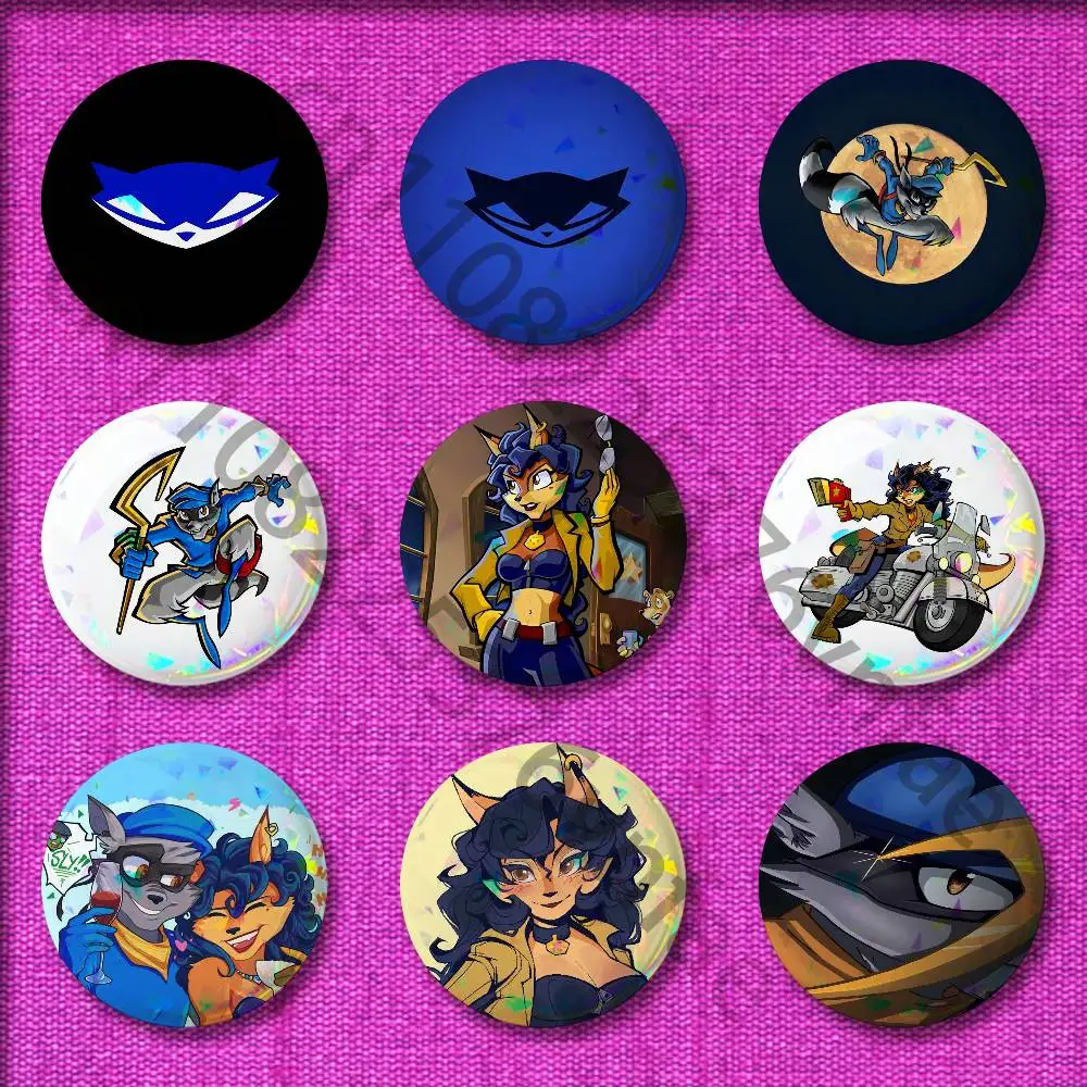 S-Sly C-Cooper Badge For 32mm 25mm 75mm 44mm 58mm Round Pin Brooch Insignia Cover Backpack