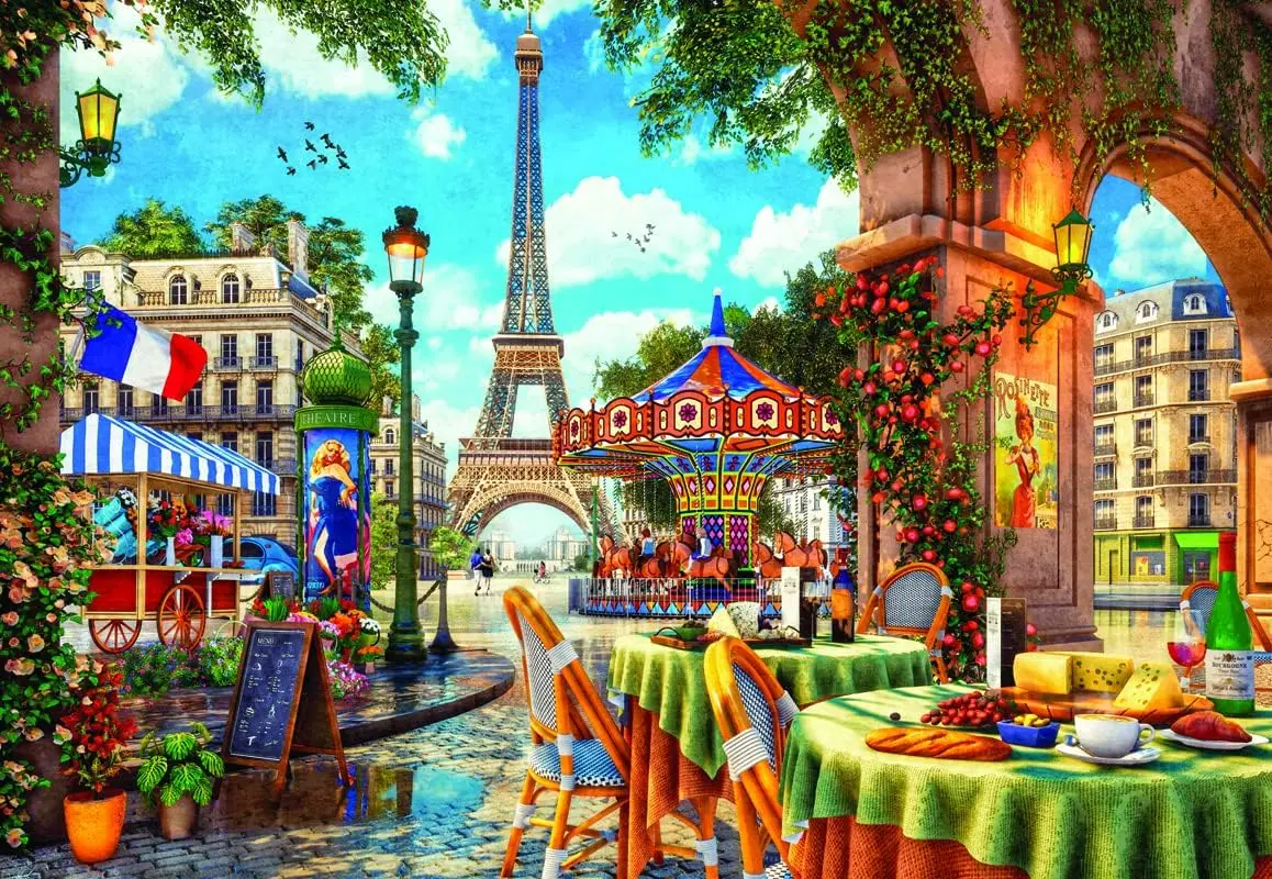 

Adult Paris Day Out Art Jigsaw Puzzle 1000/500/300/120 Pieces Stress Relief Entertainment Toys Landscape Puzzles Christmas Gifts
