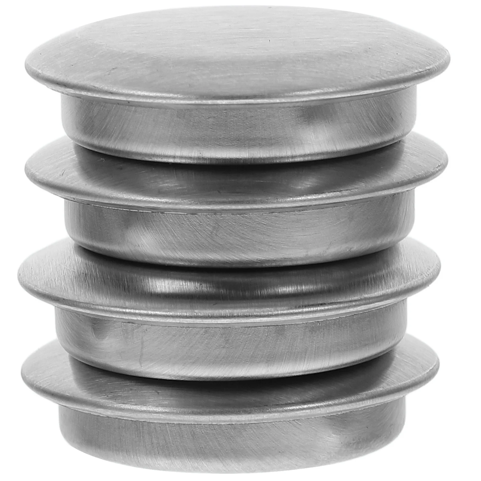 

Decorative Stainless Steel Sink Hole Cover 4PCS Set Kitchen Bathroom Faucet Tap Plate Stopper for Wash Basin