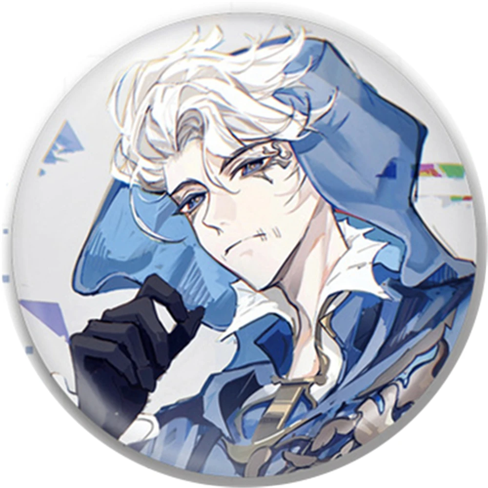 58mm Gioco Identità V Naib Subedar Mercenario COSTUME Cosplay Distintivo Pin SPTE Spilla in banda stagnata Prop Natale Gilf