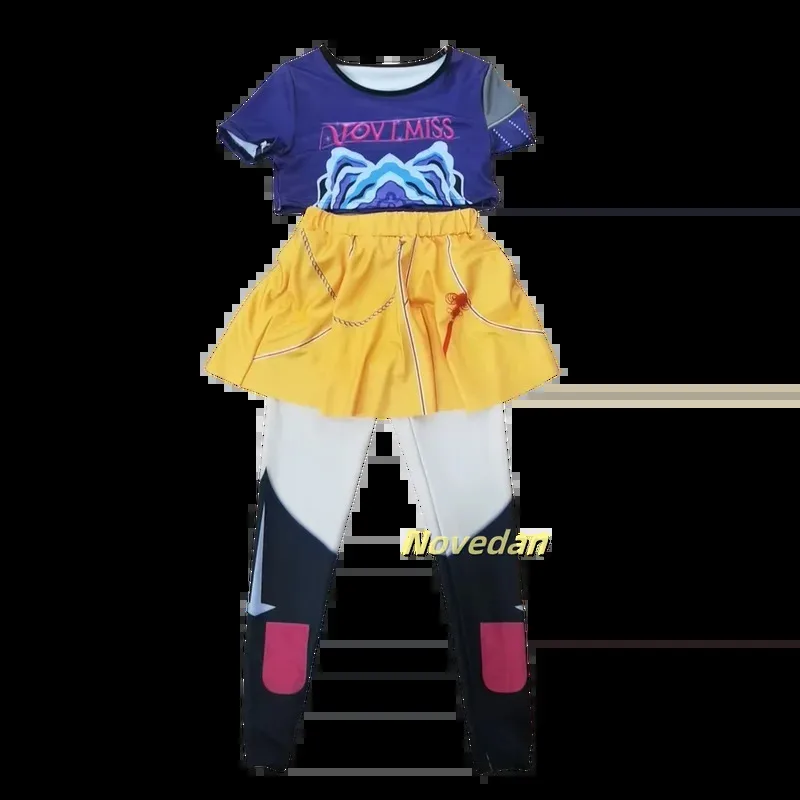 CyKids, disfraz de Zoey Mira Rumi para niñas, disfraz de Anime de dibujos animados, cazador de demonios, KPop Huntrix K Pop, disfraz de Halloween