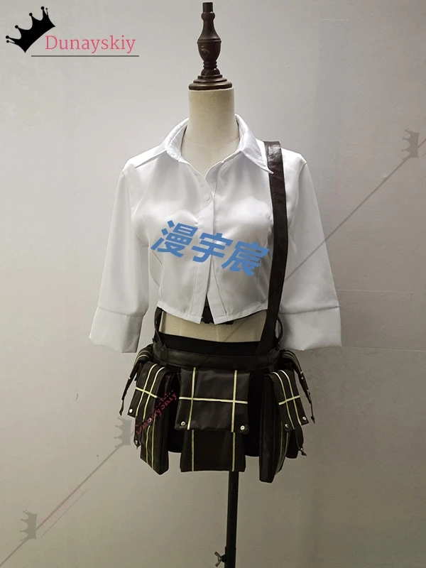 لعبة DMC 5 فولت سيدة ماري تأثيري ازياء قميص + التنانير القصيرة فساتين حريمي أنيمي سيدة ملابس شعر مستعار الدعامة لعب الأدوار الدعاوى فستان