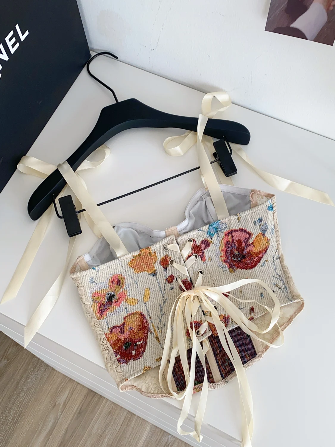 Dopne Pure Desire Strapl Crop Top Women Summer Fibone Waisand Me Splice Sexy Small Size Vest Commute Sle Slim Fit