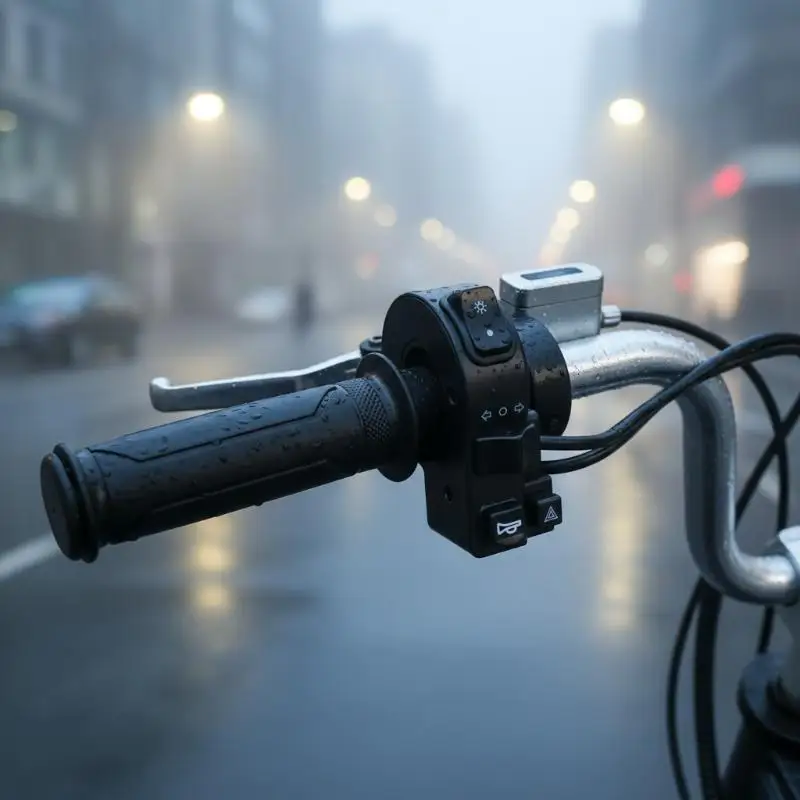

4-in-1 Electric Vehicle Multifunction Waterproof Combination Switch Universal Handlebar Horn For Electric Scooter