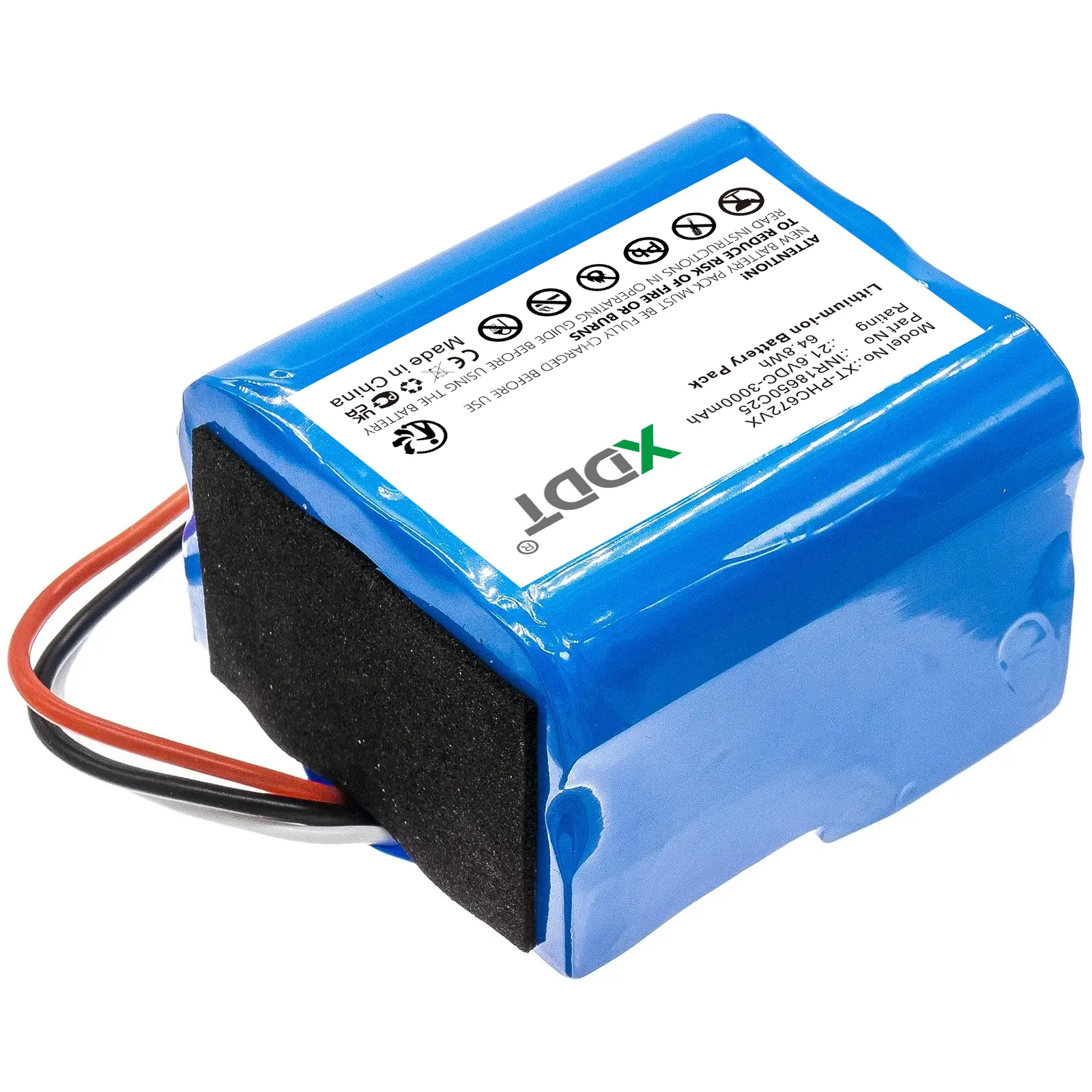3000mAh Vacuum Battery For Philips FC6729/01,FC6727/01,INR18650C25,3000-018-25613,3000-029-06404,300002906404,BL7734