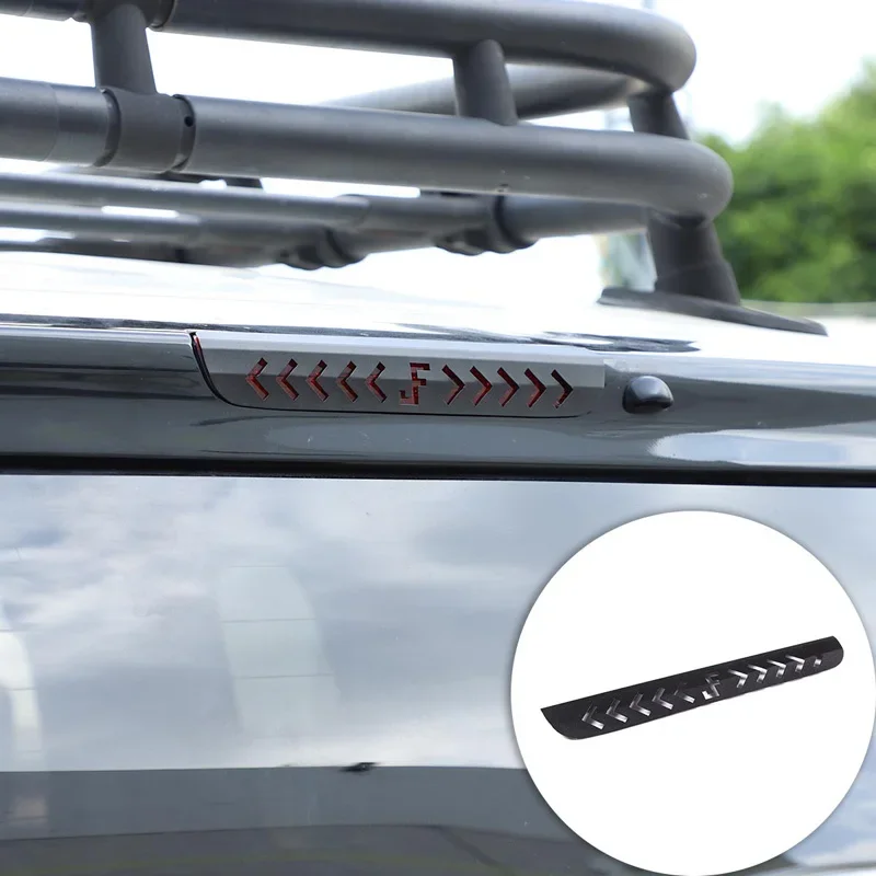 

For Toyota FJ Cruiser 2007-2021 High-position Brake Light Decorative Stickers Appearance Shape Word Label Decorative Stickers