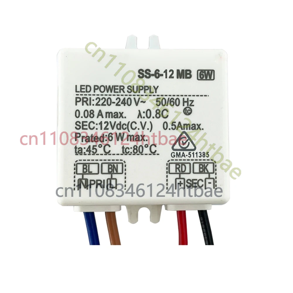 

LED POWER SUPPLY SS-6-12 MB SS-6-24 MB 0.08A max For Eaglerise Drive controller
