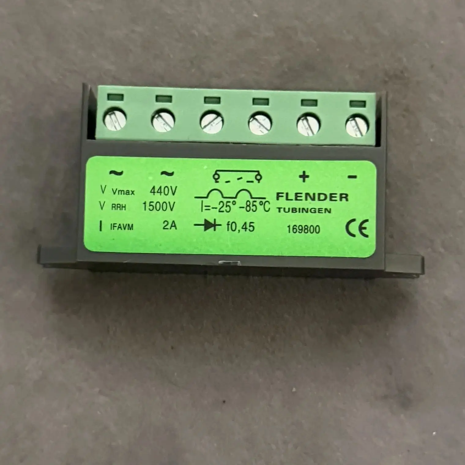 

Motor brake rectifier module 169800 rectifier FLENDER 440V 2A