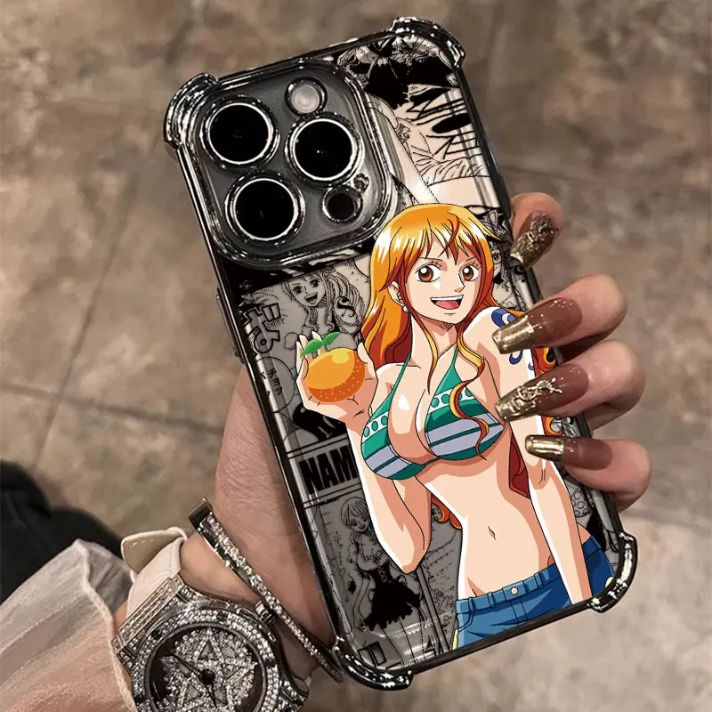 Cool Luffy O-Ones P-Pieces Plating Phone Case For Samsung A37 A57 A07 A36 A16 A06 A35 A55 A15 A54 A34 A24 A14 A05 A04 4G 5G - view 3