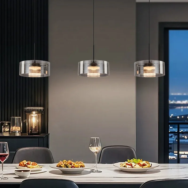 Nordic Minimalist Home Decor Lighting Fixtures, Including Living Room Chandeliers, Bedroom and Dining Room Chandeliers, and Indo