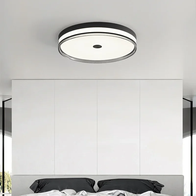 All-copper ceiling lamp simple light luxury bedroom lamp Italian minimalist high-end room master