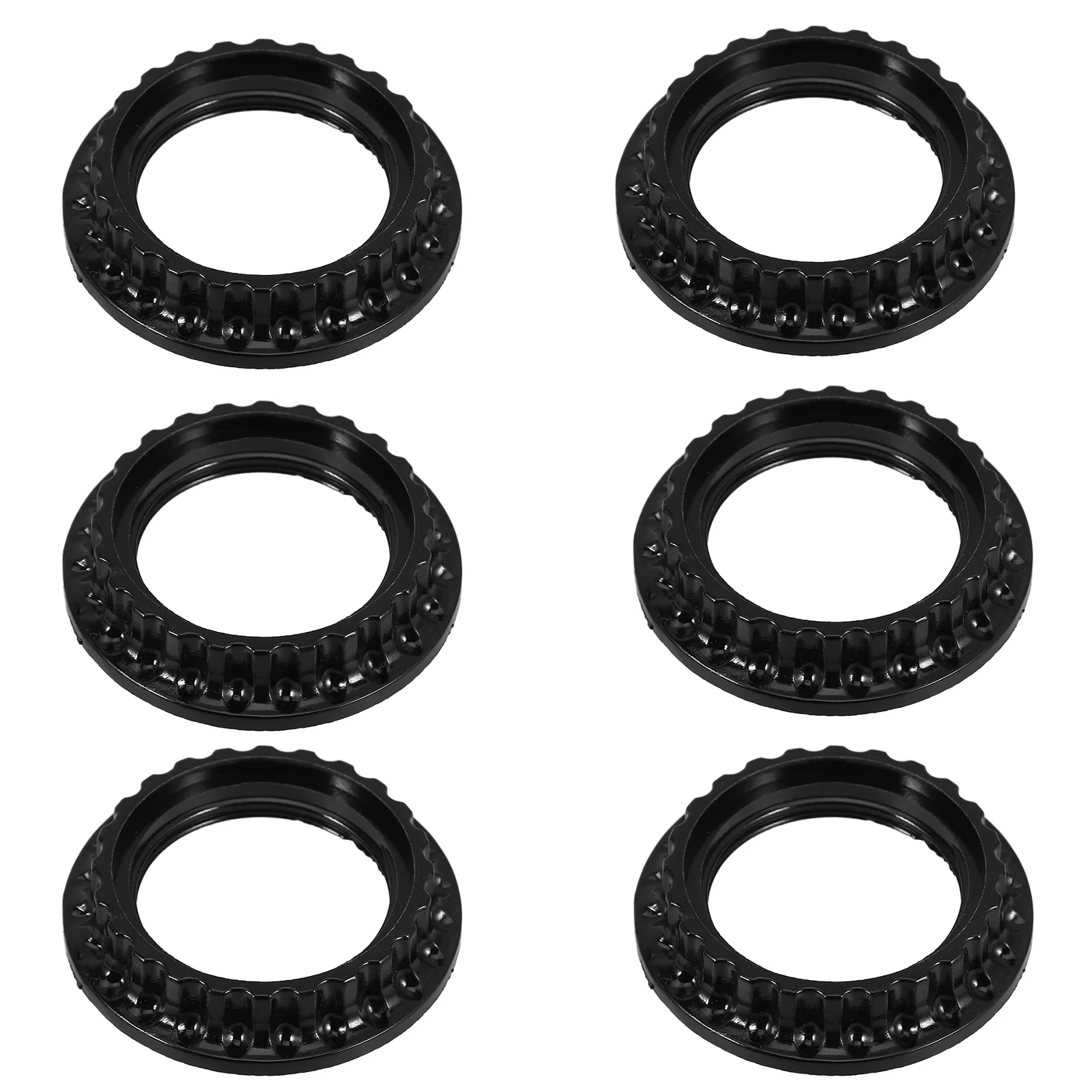 

6pcs E26 Lamp Holder Ring Socket Retaining Ring For Light Fixture Shade Collar Lampshade Retainer Lighting Hardware Car Light