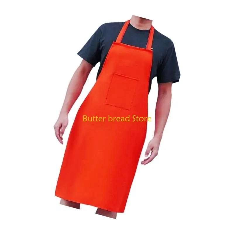 W89C Adjustable Welding Apron For High Temperature Protective Flame Resistant Design
