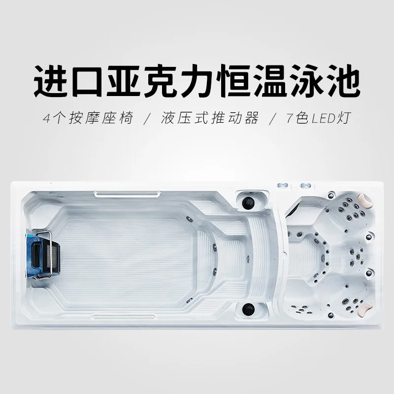 Swimming Pool Home Outdoor, Large Indoor Smart Endless Swimming Pool