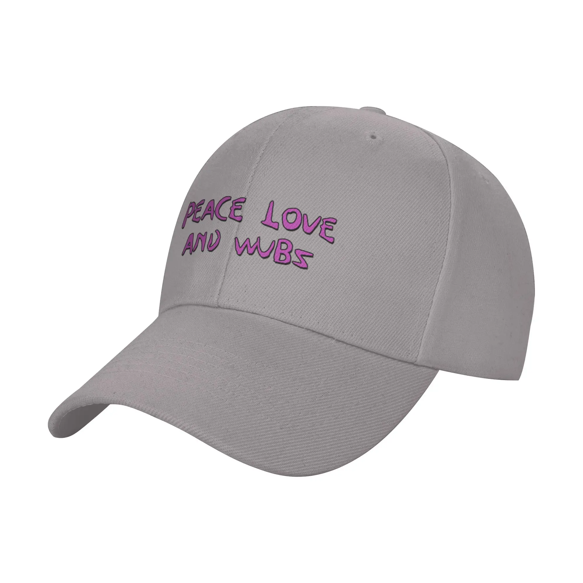 Hot Sale peace love and wubz Baseball Cap  Fashion Accessory Hat Women's  Driving Hat Women's