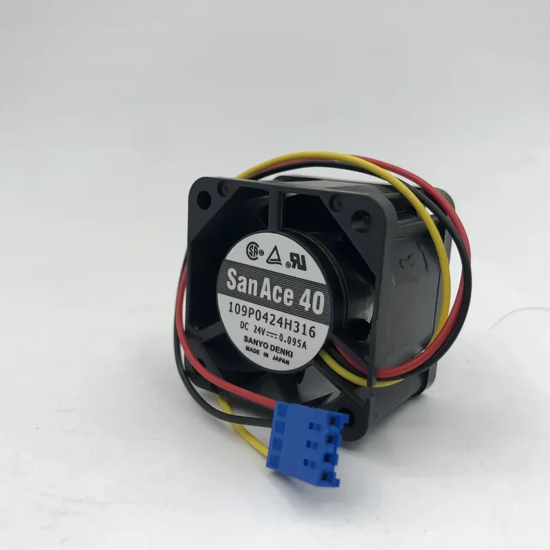 for Sanyo 109P0424H316 Cooling Fan 24V 0.095A 40x40x28mm 4CM DC Brushless with Detection Function