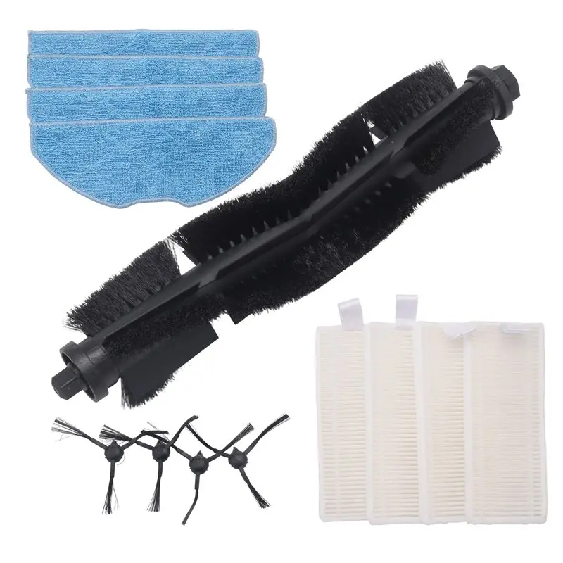 A67M-For Honor Choice R2 / R2 Plus Robot Vacuum Main Side Brush HEPA Filter Mop Pad Replacement