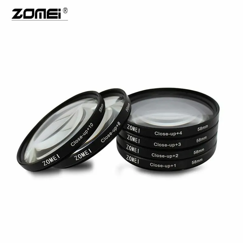 Zomei Macro Close-up Lens Filter +1 +2 +3 +4 +8 +10 Filter Kit 52mm 55mm 58mm 62mm 67mm 72mm 77mm for Canon Nikon Sony Camera