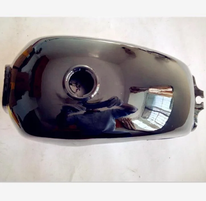 Shining Black CG125 Cafe Racer Gas Petrol 11L Motorcycle Fuel Tank