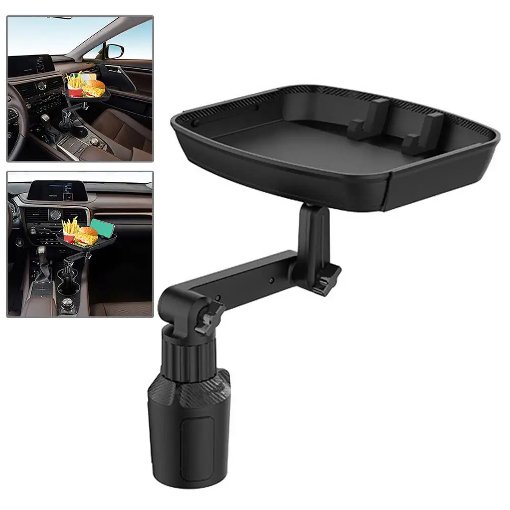 Portable Adjustable Car Cup Holder Tray Expanded Table Desk Car Cup Tray Universal Car Tray Table For Eating With Phone Hol L3X5 