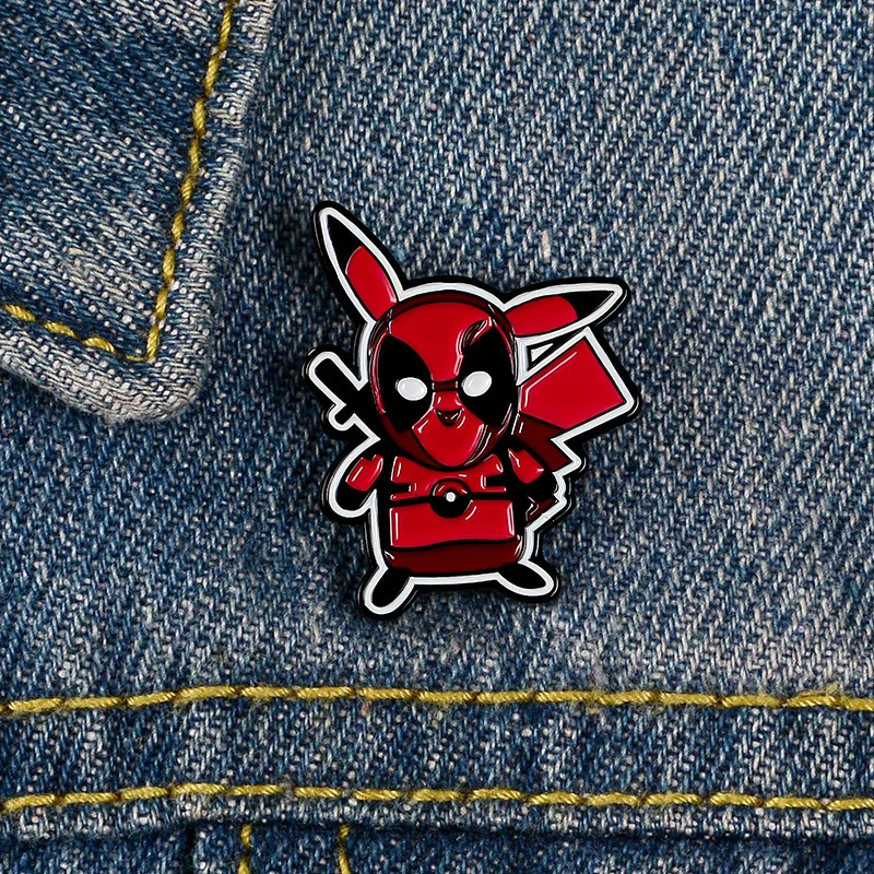 Unique Pokemon Pikachu Enamel Pin Anime Movie Cartoon Brooches That Fans Give To Their Good Friends To Decorate Lapel Badge