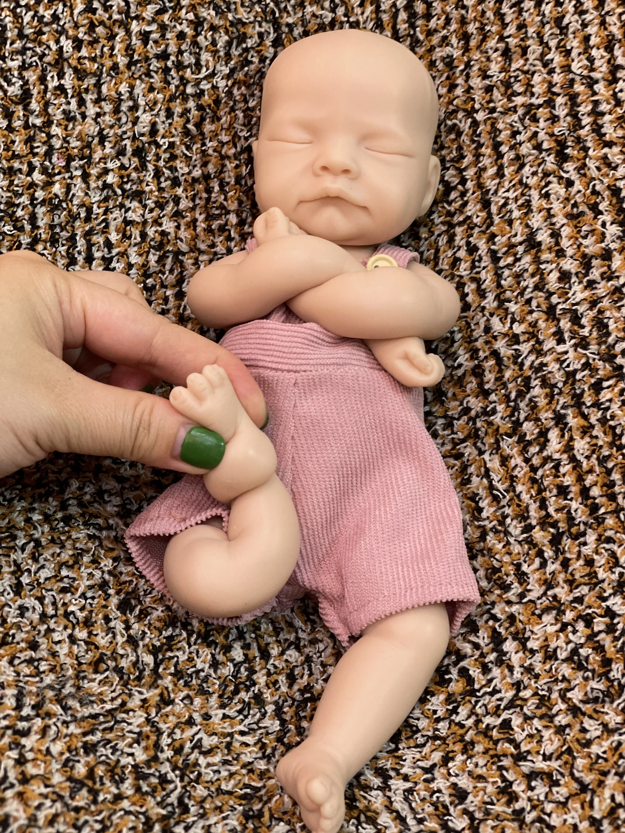 28CM Unpainted Silicone Girls Whole Body Soft Solid Silicone 8 Styles Newborn Baby Dolls Toys For Gifts Reborn Corpo De Silicone