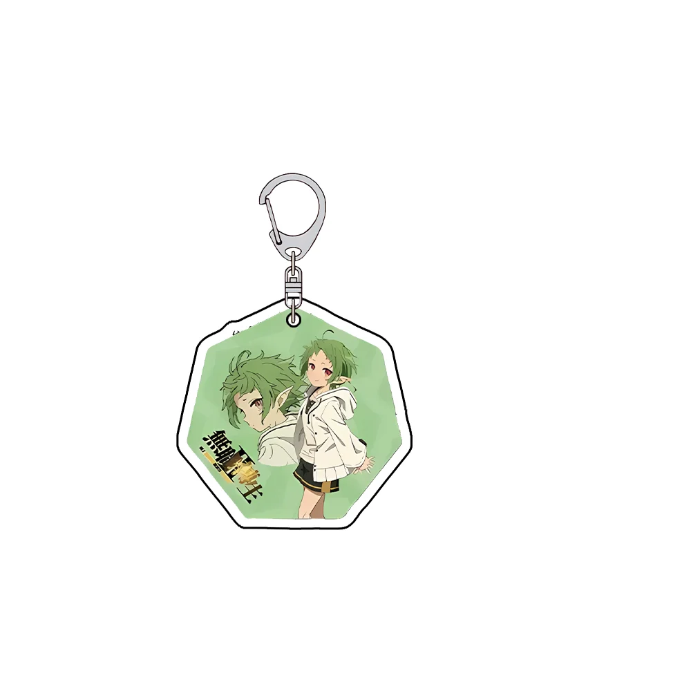 Mushoku Tensei: Jobless Reincarnation 6cm Acrylic Keychain Sylphiette & Roxy Migurdia Backpack Pendant Collection Birthday Gift