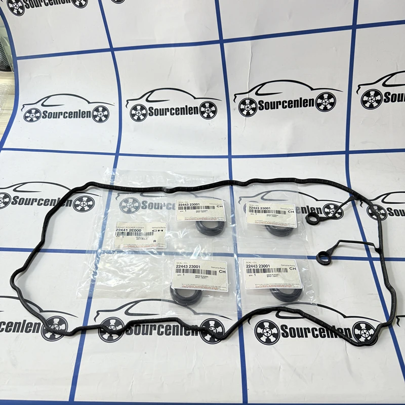 حشية غطاء الصمام 224412E000 2244323001 22441-2E000 22443-23001 لشركة هيونداي إلنترا كيا فورتي 2014-16 #2