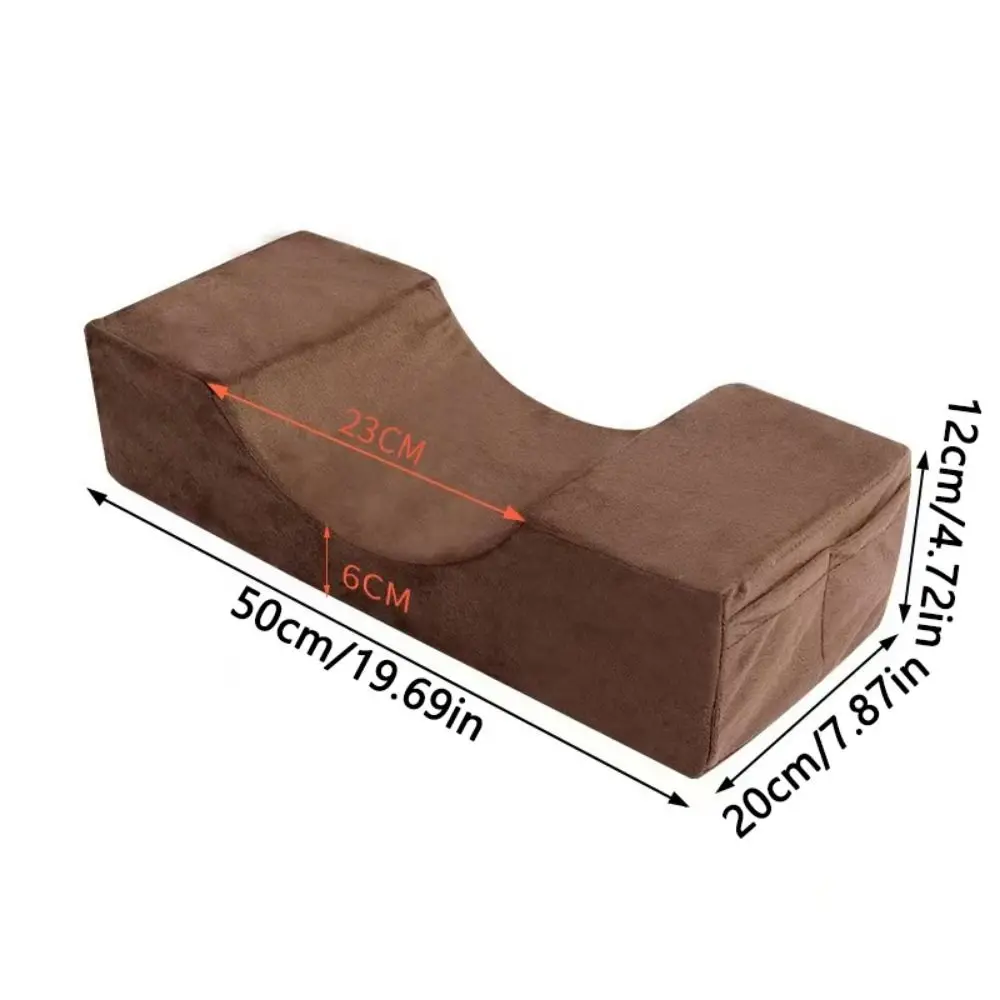 U Shape Design Eyelash Extension Pillow Detachable Cover with Pocket Grafting Lash Head Cushion Professional Grade Comfortable