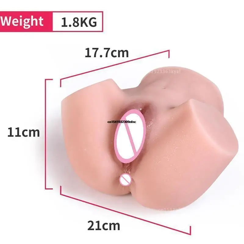 1,8 kg realistische sexy weibliche große Hintern Sex puppe 3d echte Puppen Masturbation Mastur bator für Männer Pussy Anal Dual Channel Erwachsene 18