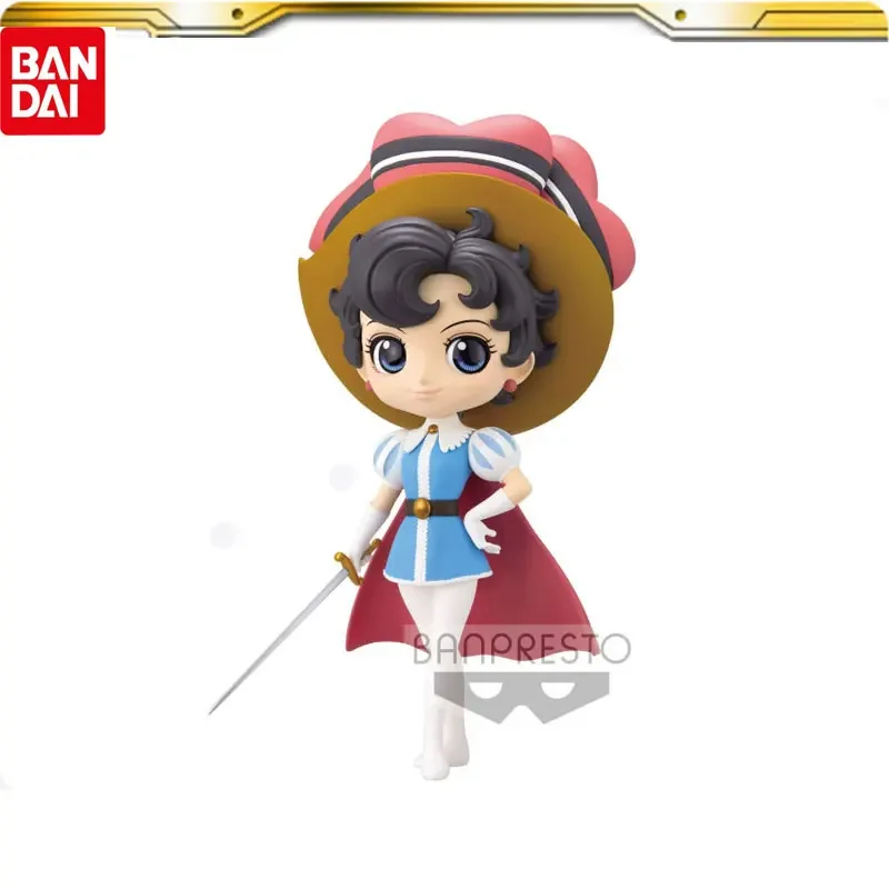 

14cm Bandai Genuine Q Posket Osamu Tezuka Anime Figure Princess Knight PVC Action Figure Model Toys Collectible Room Decor Gifts