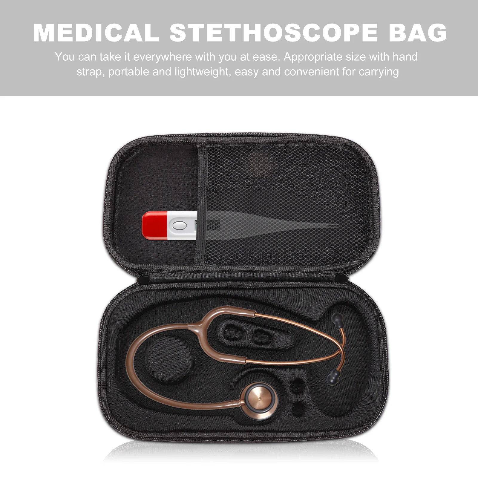 

1Pcs Stethoscope Storage Cover Exquisite Workmanship Long Service Life Practical Use Household Stethoscope Case