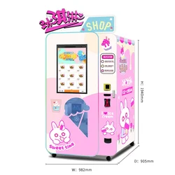 Yg High Performance Automatic Ice Cream Vending Machine 15S Rapid Dispensing 100 Cups Soft Ice Cream Vending Machine for Mexico