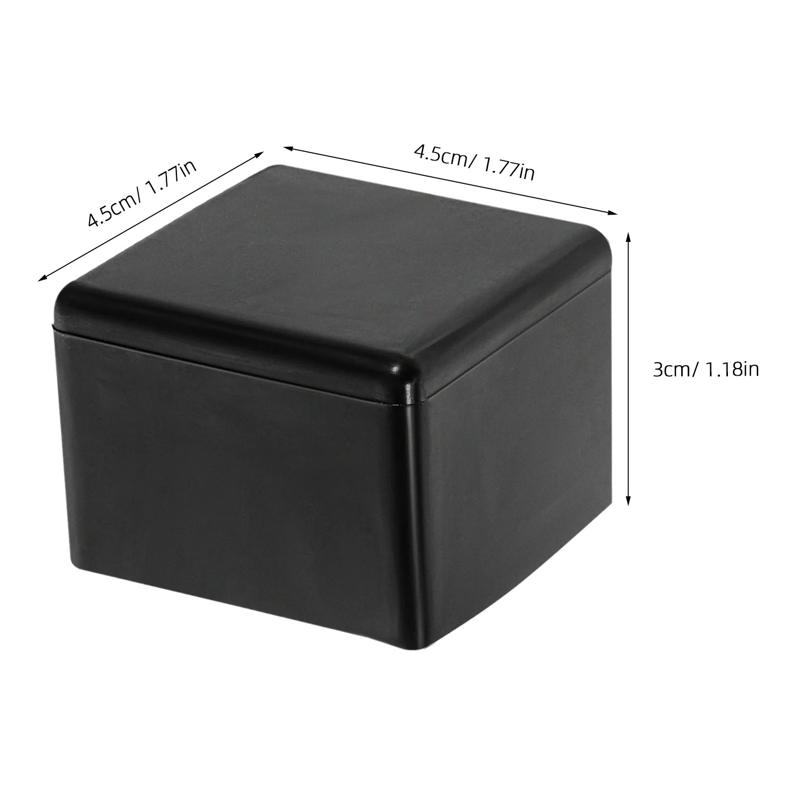 20Pcs Square Chair Leg Floor Caps Thick Rubber Anti Slip Protective Covers Noise Reducing Chair Feet Protectors for Wood Tile