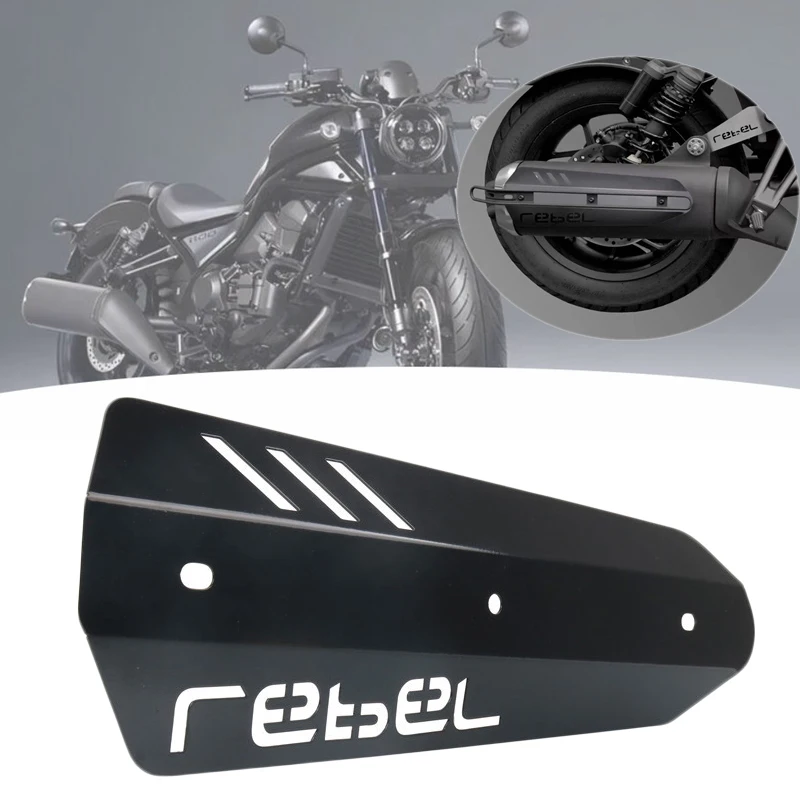 

Motorcycle Exhaust Protection Exhaust Pipe Heat Insulation Cover Anti-scalding Cover For HONDA Rebel CM1100 CM 1100 2021-2024