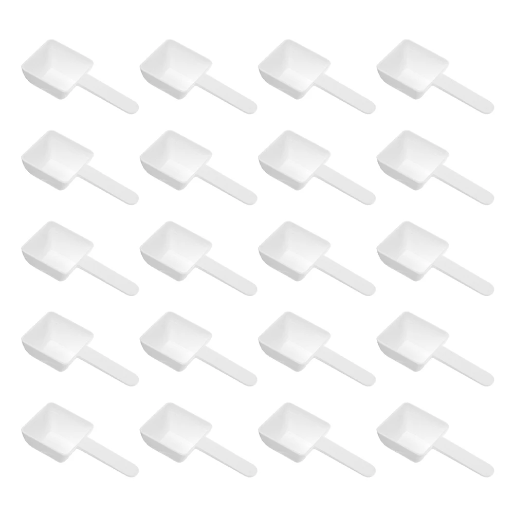 

40 Pcs Laundry Utensils Kitchen Measuring Mini Scoop Plastic Powder Canister Scoops Grams Spoons Grain Tub Baking Measure