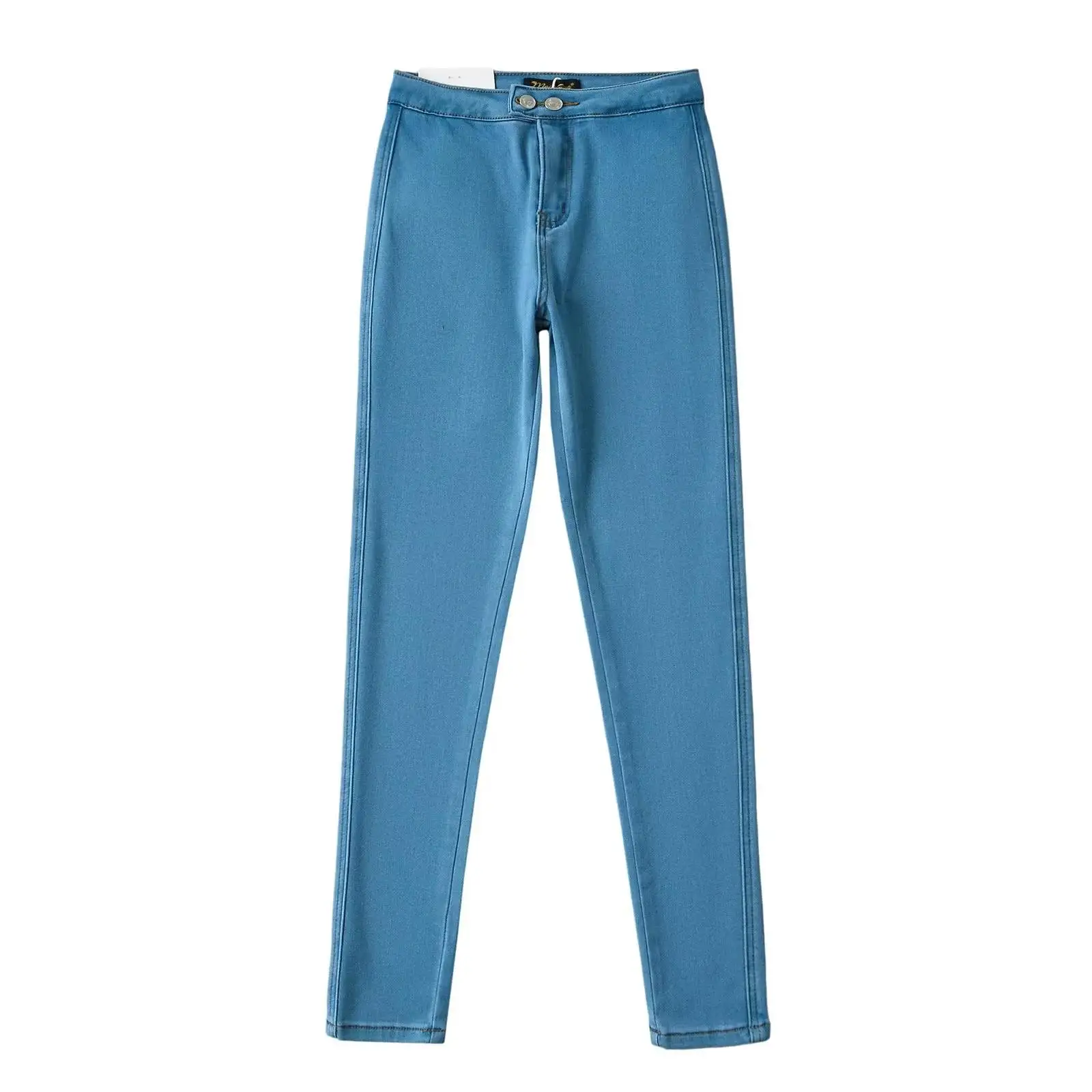 Superelastische Damen-Bleistiftjeans mit hoher Taille, enge Passform, Hüften, die hohe Taille und Bauchkontrolle verbessern, lange Hosen, Herbstsaison