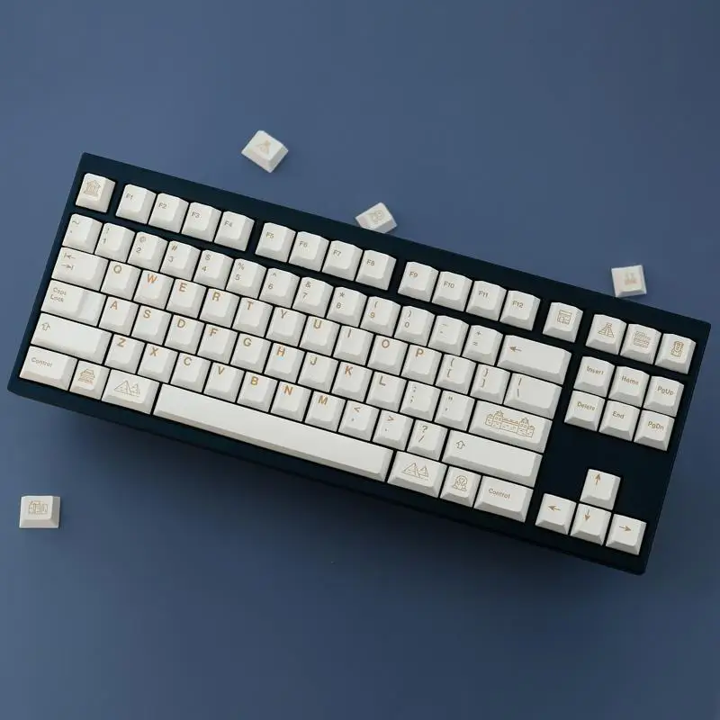 

135 key PBT original highly sublimated mechanical keyboard personalized creative keycaps