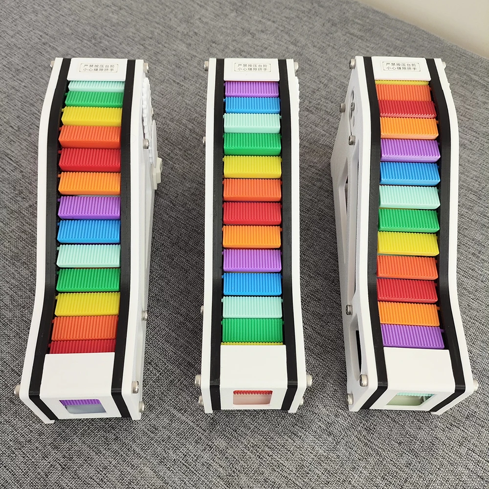 Kids Elevator Model 3D Printed Material DIY Rainbow Escalator