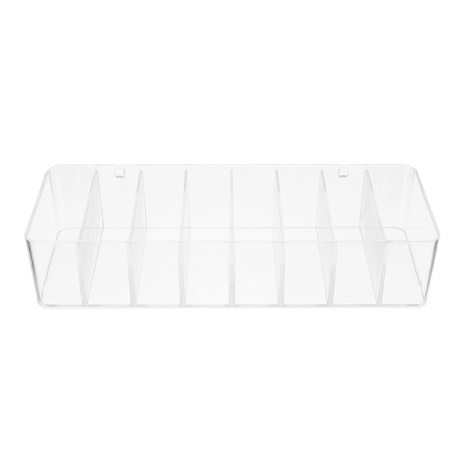 1 قطعة صندوق تخزين مكتبي أكريليك شفاف متعدد الشبكة منظم لكابل البيانات شحن رئيس القرطاسية مجوهرات أشتات المنزل #5