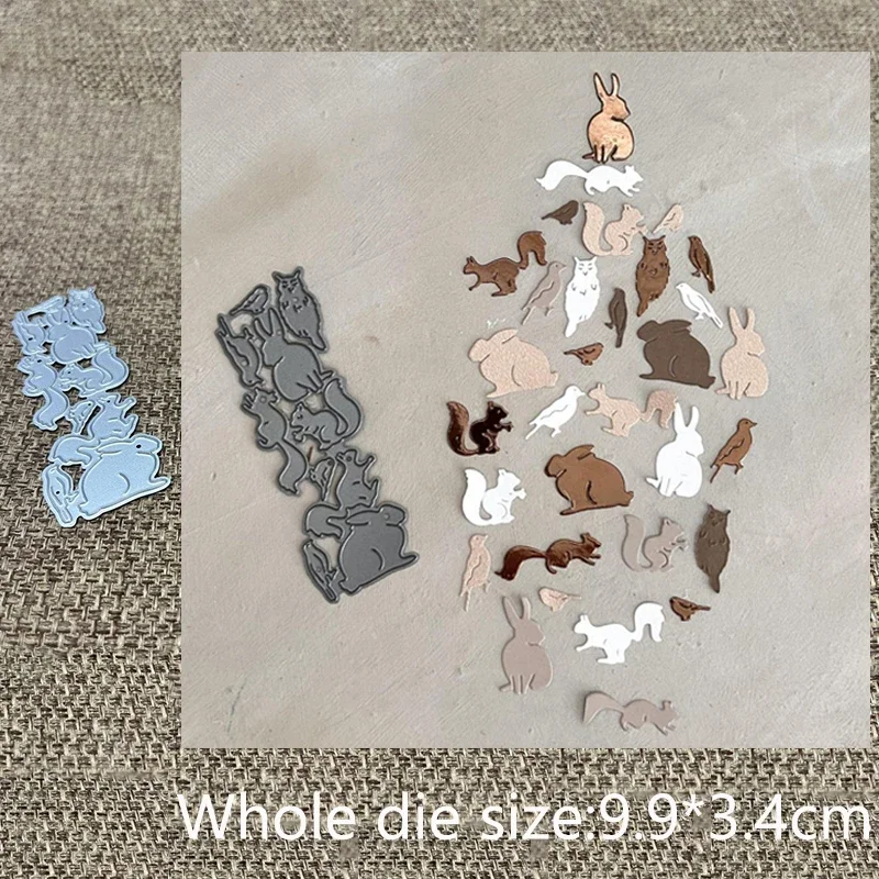 New Design Craft Metal stencil mold Cutting Die forest animals decoration scrapbook die cut Album Paper Card Craft Embossing